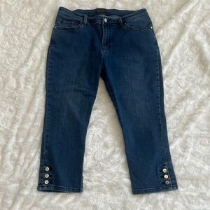 Lee, Modern Series, Mid Rise, Stretch, Capri, Size 12 Medium